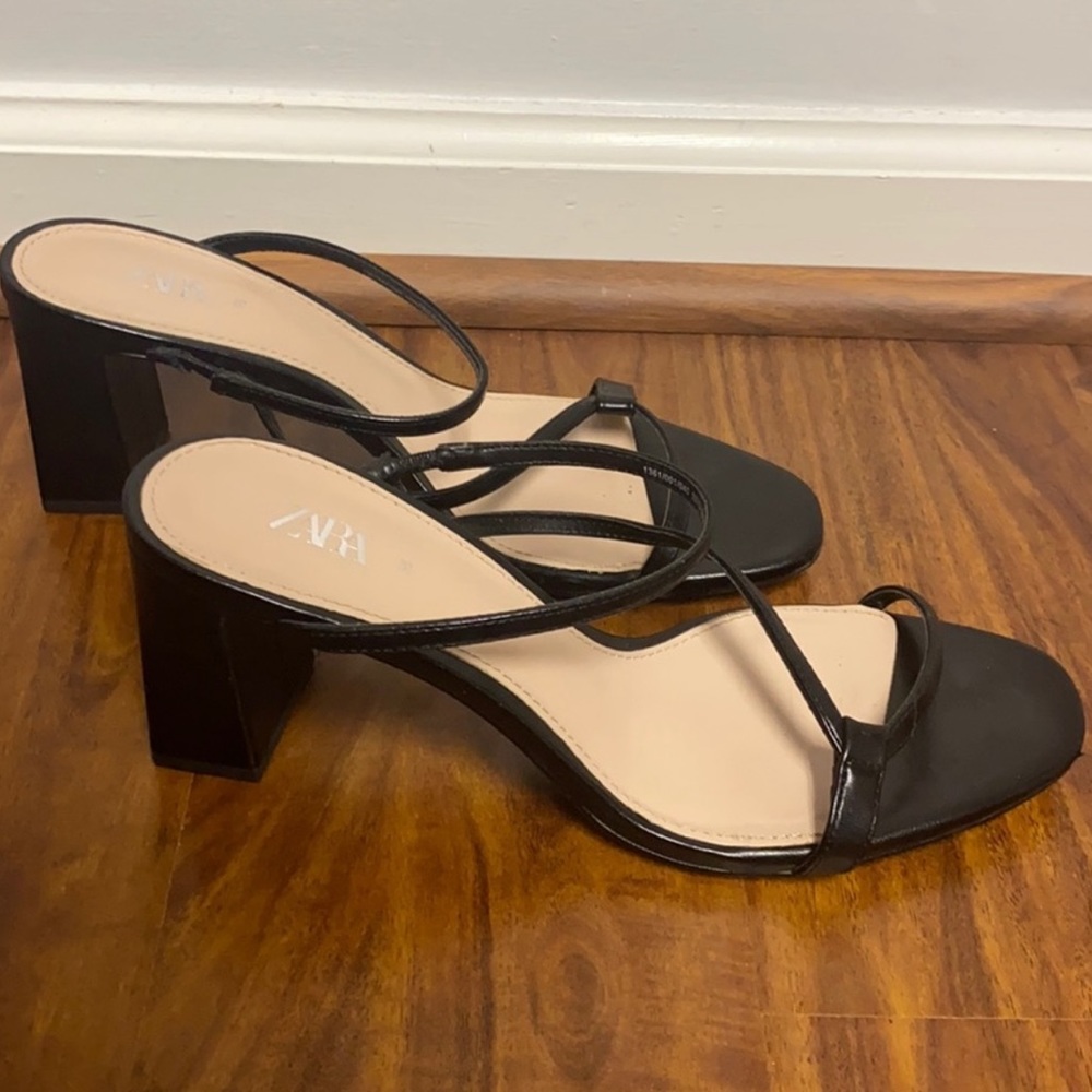 Zara Block Heel Sandals